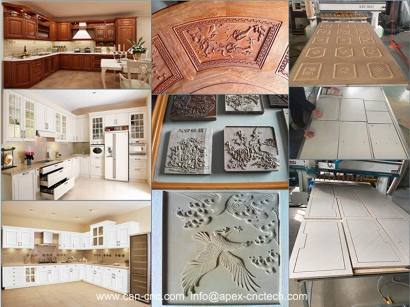 atc cnc router for wood working application samples (2)