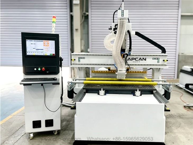 ATC CNC Router For Nested With Press Rollers | Panel Nesting Machine factory