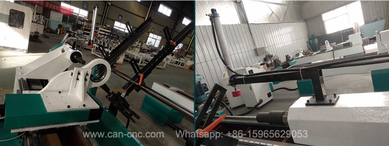 Details of wood working lathe for stair handrails 2 Details of wood working lathe for stair handrails 2