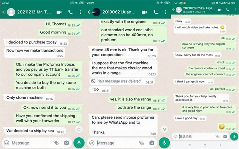 customer from whatsapp 1 customer from whatsapp 1