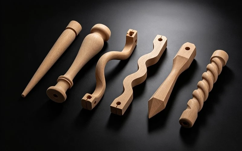 Wooden crafts-decoration columns wooden handles 2 Wooden crafts-decoration columns wooden handles 2