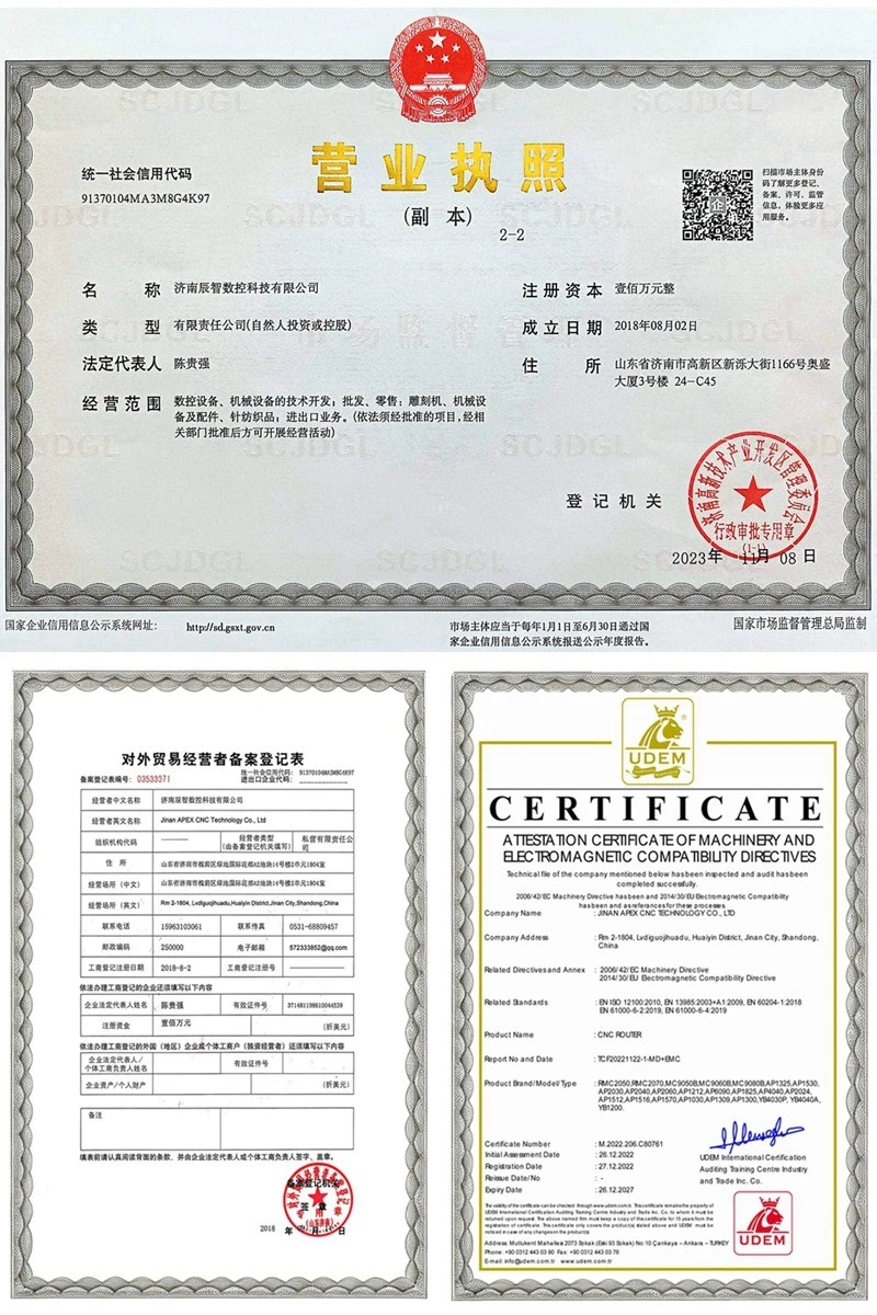 Our CE Certificates Our CE Certificates