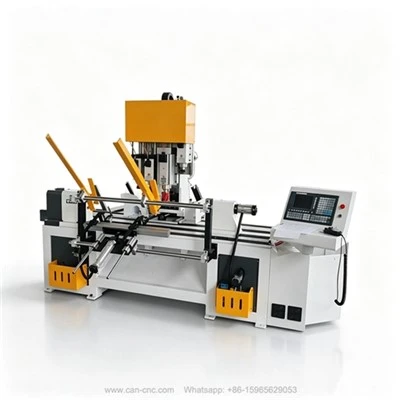 High Cost Performance 7-in-1 Wood Lathe With Carving, Planing & Polishing Functions