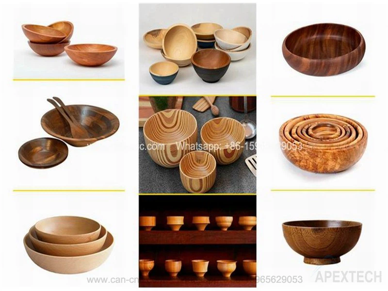 wooden bowls and plates making